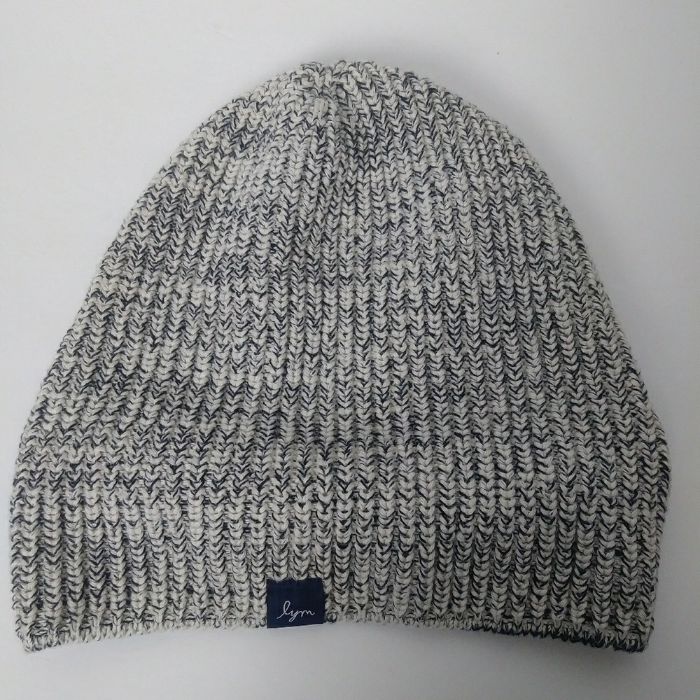 Love Your Melon Black and White Knit Beanie